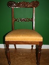 A set of four light mahogany chairs, after a model of Enrico Peters, Genoa, Italy, c. 1840. - Picture 01