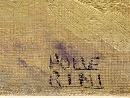 Sabaudia, olio su cartone, firmato Luigi Polverini (Roma 1903-1960). - Foto 04