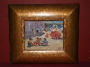Sabaudia, oil on paperboard, signed by  Luigi Polverini (Rome 1903-1960). - Picture 05