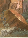 Terme di Caracalla, guache su cartoncino, Italia, 1840 ca. - Foto 02