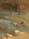 Terme di Caracalla, guache su cartoncino, Italia, 1840 ca. - Foto 03