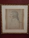Filippo Raffaelli's portrait, lapis on paper, Italy, c. 1790 - Picture 05