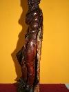 Profeta, scultura in legno patinato, Francia settentrionale, fine del XVI-inizi del XVII secolo. - Foto 06