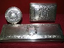 Tre scatole in argento, Parigi, fine del XIX secolo. - Foto 05
