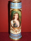Vaso in porcellana dipinto a mano, Richard Klemm, Dresda, Germania, fine del XIX secolo. - Foto 01