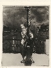 La femme et la guerre, acquatinta, firmata Drian (1885-1961), Francia, 1920 ca. - Foto 01