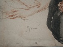 Studio di crocerossine, litografia, firmata Drian (1885-1961), Francia, 1920 ca. - Foto 06