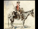 'Horseman in the roman countryside', watercolor by Giuseppe Raggio(Chiavari, Genova 1823- Roma 1916). - Picture 01