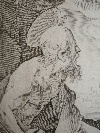 S.Girolamo penitente, acquaforte di Giovanni Battista Coriolano, (Bologna 1590-1649). - Foto 03