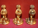 Ten place card holders. Gilded silver Puttos, Florence, Italy, mid of XX century. - Picture 01