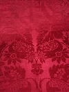  Floral damask panels, ruby red silk on satin ground, Genes, Italy, late 17th century. - Picture 02