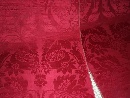  Floral damask panels, ruby red silk on satin ground, Genes, Italy, late 17th century. - Picture 04