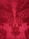  Floral damask panels, ruby red silk on satin ground, Genes, Italy, late 17th century. - Picture 05