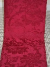 Floral damask panel, ruby red silk on satin ground, Genes (?), Italy, early 18th century. - Picture 02