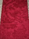 Floral damask panel, ruby red silk on satin ground, Genes (?), Italy, early 18th century. - Picture 03