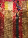 Velvet fragments, red, green, yellow and white wool on linen, Germany or Spain (?), late XVII century. - Picture 07