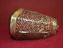 Bracciale in argento dorato, Indonesia, fine del XIX secolo - Foto 01