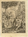 'La metamorfosi in fiori ed api di Florilla e Melissa', incisione a bulino di Johann Friedrich Greuter (Strasburgo 1590/93-Roma 1662). - Foto 01