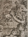'La metamorfosi in fiori ed api di Florilla e Melissa', incisione a bulino di Johann Friedrich Greuter (Strasburgo 1590/93-Roma 1662). - Foto 03
