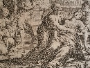 'La metamorfosi in fiori ed api di Florilla e Melissa', incisione a bulino di Johann Friedrich Greuter (Strasburgo 1590/93-Roma 1662). - Foto 04