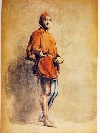 'Appunti per personaggi medievali', foglio di disegni a matita di Mariano Fortuny y Marsal (Reus, Catalogna 1838 - Roma 1874).
 - Foto 05