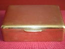 Gilded metal box with cover, Germany, 1930. - Picture 01