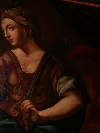 'Giuditta e Oloferne', olio su tela, scuola emiliana della met del XVII secolo. - Foto 06