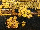 Tavolino laccato e dipinto a chinoiserie, Regno Unito, met� del XIX secolo. - Foto 04