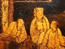 Tavolino laccato e dipinto a chinoiserie, Regno Unito, met� del XIX secolo. - Foto 05