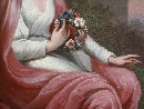 'Allegoria della Rimembranza', scuola di Angelika Kauffmann (Coira, Svizzera 1741 Roma 1807), olio su metallo, Inghilterra, 1780 ca. - Foto 05