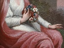 'Allegoria della Rimembranza', scuola di Angelika Kauffmann (Coira, Svizzera 1741� Roma 1807), olio su metallo, Inghilterra, 1780 ca. - Foto 05