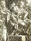 'Coriolano e gli ambasciatori
romani', incisione a bulino di Charles de La Haye (1641-?) da un disegno di Ciro Ferri (1634-1689).
 - Foto 04