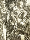 'Coriolano e gli ambasciatori
romani', incisione a bulino di Charles de La Haye (1641-?) da un disegno di Ciro Ferri (1634-1689).
 - Foto 04