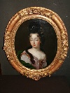 'Ritratto di dama', olio su tela, scuola francese, 1690-1710 ca. - Foto 01