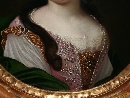 'Ritratto di dama', olio su tela, scuola francese, 1690-1710 ca. - Foto 04