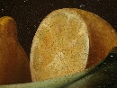 'Natura morta con limoni, arancia, radicchio e bottiglia', olio su tela attribuita a Nicola Levoli (Rimini 1728/30-1801). - Foto 02