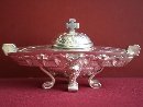 An incense boat in silvered metal, Italy, early twentieth century. - Picture 01