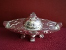 An incense boat in silvered metal, Italy, early twentieth century. - Picture 02
