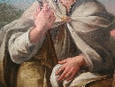 'S.Rocco', olio su tela, opera di un seguace di Francesco Trevisani (Capodistria 1656 - Roma 1746), inizi del XVIII secolo. - Foto 04