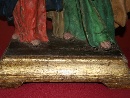 'S.Anna e Maria bambina', grande scultura in cartapesta dipinta, Lecce, fine del XVIII secolo. - Foto 08