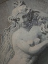 'The Birth of Venus', oil on canvas, french school, c. 1880.  - Picture 02