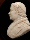 Fermacarte con ritratto a cammeo di vetro di papa Pio IX (17921878), Roma, terzo quarto del XIX secolo. - Foto 04