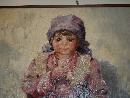 'Bambina con bambola', olio su tela di Federico Spoltore (Lanciano, 19021988). - Foto 03