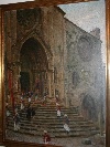 'S.Maria Maggiore's church' in Lanciano, oil on canvas by Federico Spoltore (Italy, Lanciano, 19021988). - Picture 01
