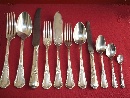 A silver-plated flatware service, by CHRISTOFLE, model number 5701 'Louis XV Chrysanthmes', France, end of XIX century. - Picture 01