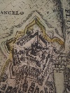 'Urbis Romae Veteris ac Modernae accurata delineatio', acquaforte acquerellata a mano di Johannes Baptiste Homann (1663-1724), Norimberga, 1720.  - Foto 06