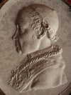 Leone XII Sermattei della Genga (Fabriano 1760- Roma 1829), impronta in scagliola, Roma, 1825 ca. - Foto 01