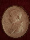 A scagliola impression with the image of Pope Leo XII Sermattei of Genga (Fabriano, Italy 1760 - Rome 1829), Rome c. 1825. - Picture 02