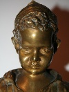 'Scugnizzo', scultura in bronzo naturale di Giuseppe D'Aste (Napoli 1881 - Francia 1945), 1910 ca.  - Foto 05
