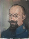 Portrait of Emil Brendtner (Westfalen, Prussia, 16 November 1864-?), Pastel on paper, Germany 1917. - Picture 02